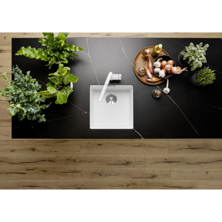 кухонная мойка blanco subline 400-u 523428 цвет шампань