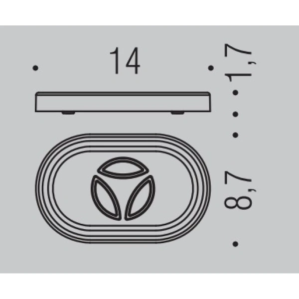 Мыльница Colombo Design Road B8040