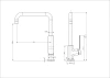 смеситель для кухни wonzon & woghand, белый матовый (ww-l1006-mw)