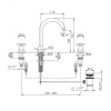 смеситель для раковины nicolazzi mac kinley 05 2208cr29