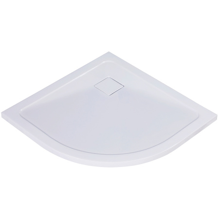 Душевой поддон из искусственного камня WasserKRAFT Dinkel 90×90 58T01 белый глянец