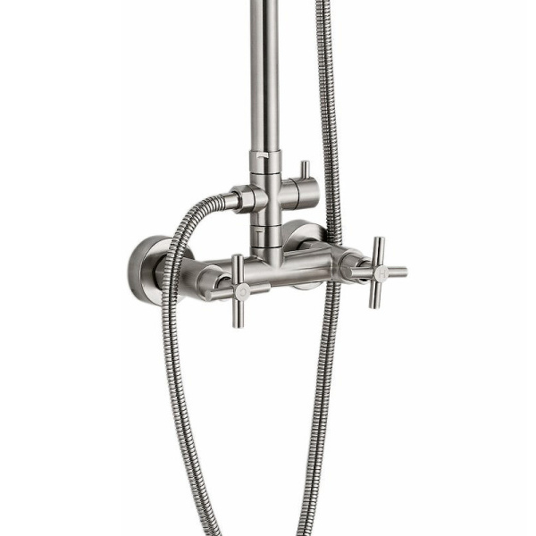 душевая система haiba hb24808 цвет нержавеющая сталь