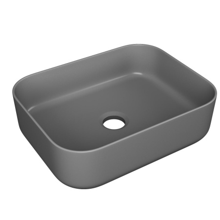 Раковина накладная Point Меркурий 50 PN43832GM, цвет графит