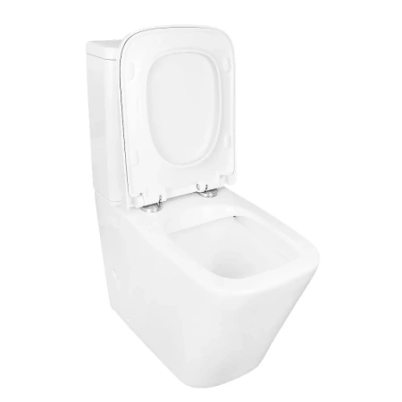 унитаз компакт azario quadro az-2175 uq1 напольный, безободковый, слив "торнадо", с бачком и сиденьем микролифт, 60.5х34х81 см, белый