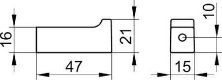 крючок keuco edition 11 11114 010000 хром