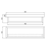 полка fantini linea 92 p5 7704p1 matt gun metal pvd / белый полка fantini linea 92 p5 7704p1 matt gun metal pvd / белый