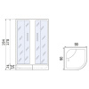 душевой уголок river don 90x90 mt 10000011743 с поддоном