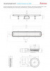душевой канал 550 мм pestan confluo premium white glass line 13000282