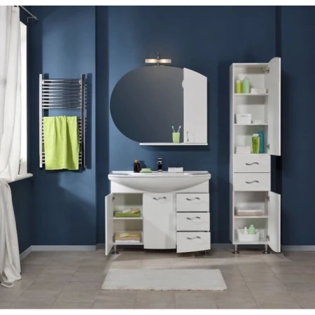 раковина полувстраиваемая 105 см aquanet стиль 00184263