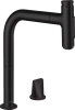 Смеситель для кухни Hansgrohe Metris Select M71 73818670, черный матовый