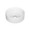 Раковина накладная Point Виктория 41 PN43063 круглая, белая