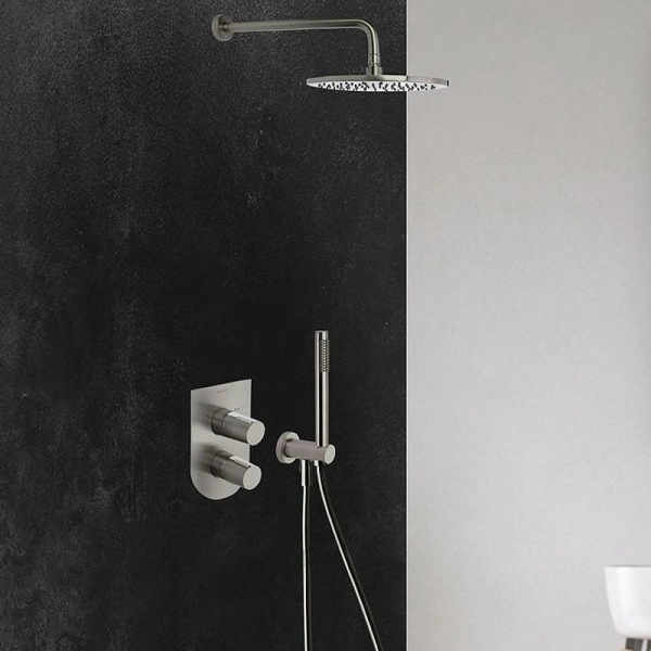 смеситель для душа ramonsoler tzar 341503snc никель брашированный