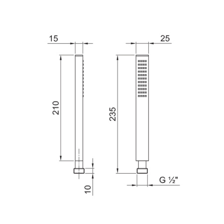 ручная лейка fantini mint 90 02 9418 цвет хром ручная лейка fantini mint 90 02 9418 цвет хром