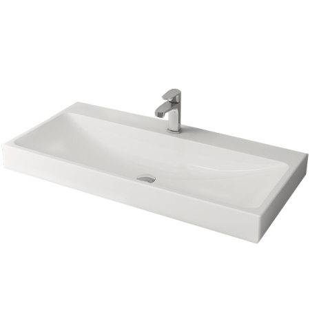 Раковина накладная Bocchi Scala Arch 1079-001-0126 Белая глянцевая