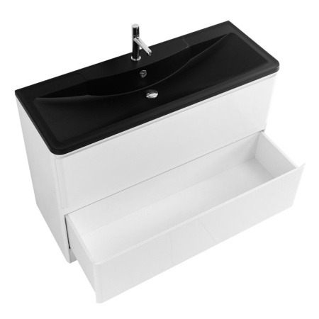 раковина belbagno 120 bb1200/455-lv-art-alr-nero черная матовая