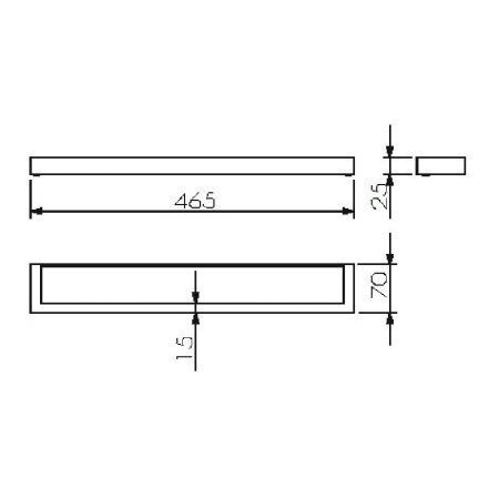 полотенцедержатель 46,5 см langberger vico 30001d-bp