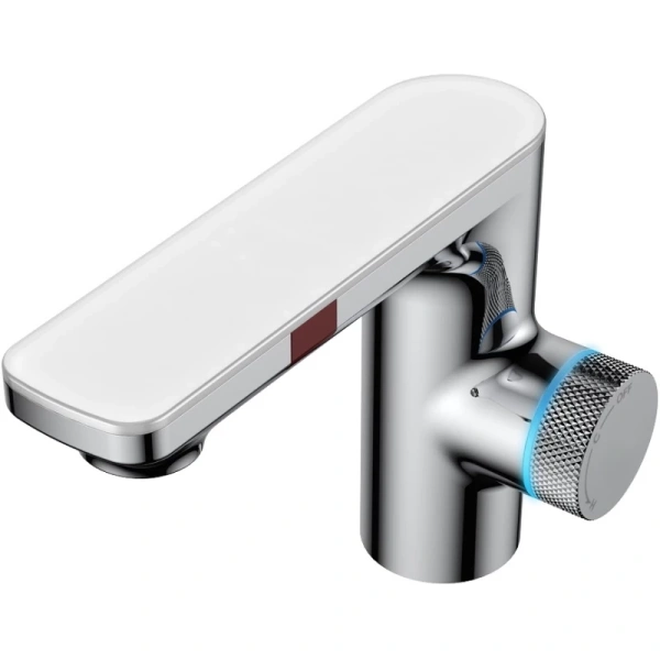 смеситель для раковины berges morans 076001 с термостатом хром