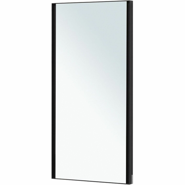 зеркало allen brau infinity 50 1.21021.bl с подсветкой черное с сенсорным выключателем