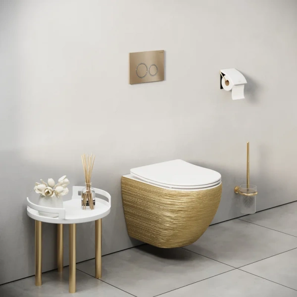 клавиша для инсталляции grossman galaxy 700.k31.01.310.310 для унитаза, пластик, золото матовое