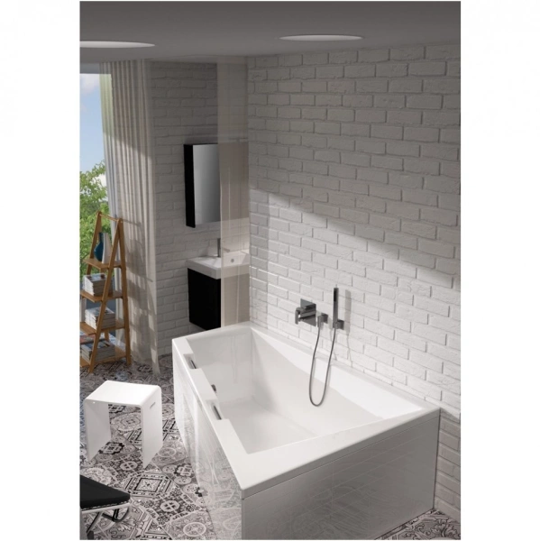 акриловая ванна riho doppio 180x130 b034001005 (ba9100500000000) l без гидромассажа