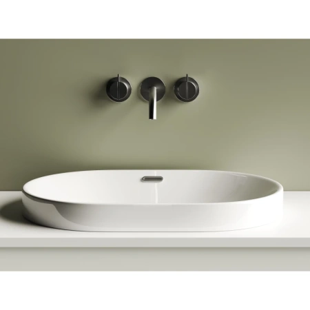раковина ceramicanova element cn5020, встраиваемая, сверху, 60x40 см, белая