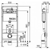 комплект унитаза aquatek либра new aq1148n-00 с инсталляцией tece base k440407 с сиденьем микролифт и черной матовой клавишей смыва