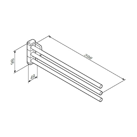полотенцедержатель am.pm gem a9032700