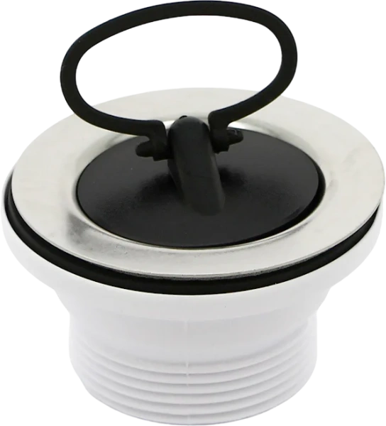 Донный клапан McAlpine MRSKW2 для раковины, без перелива, с пробкой, хром