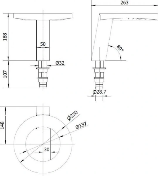 Сушилка для рук Nofer Concept со смемителем и дозатором для жидкого мыла 01901.B глянцевый