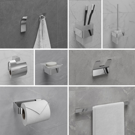 мыльница lemark smooth line 9741016 хром