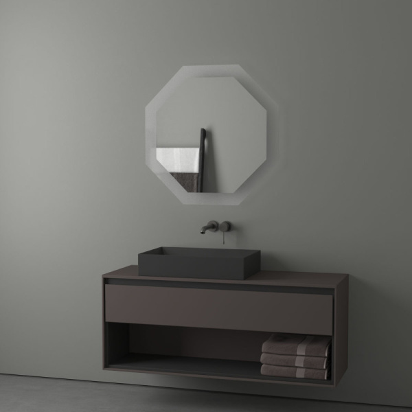 зеркало 80х80 см evoform ledshine by 2505