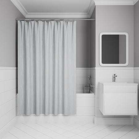 Штора для ванной IDDIS Base BD02P24i11 200x240 см, Полиэстер