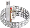 подставка для предметов kassatex crystal silver cry-rtr30-slv 30 см