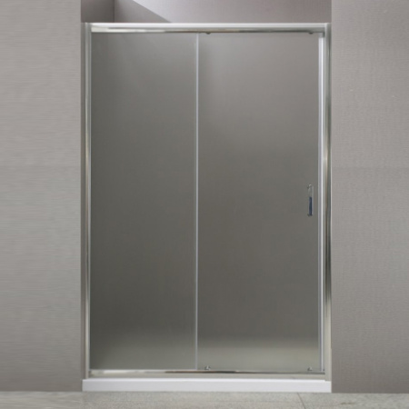 Душевая дверь BelBagno Uno 115 UNO-BF-1-115-P-Cr профиль хром, стекло рифленое Punto