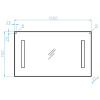 Зеркало 120х70 см Style Line LED CC-00000619
