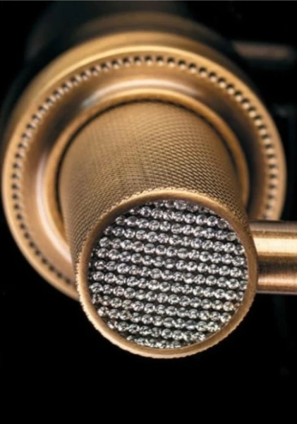 Стакан для зубных щеток Boheme Royal Cristal 10924-BR Бронза