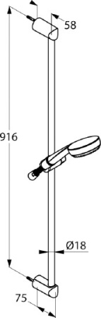 душевой гарнитур kludi logo 3s 6839005-00