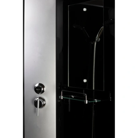 душевая кабина niagara classic ng-2507-14bkt 80х80 см, без крыши, с тропическим душем