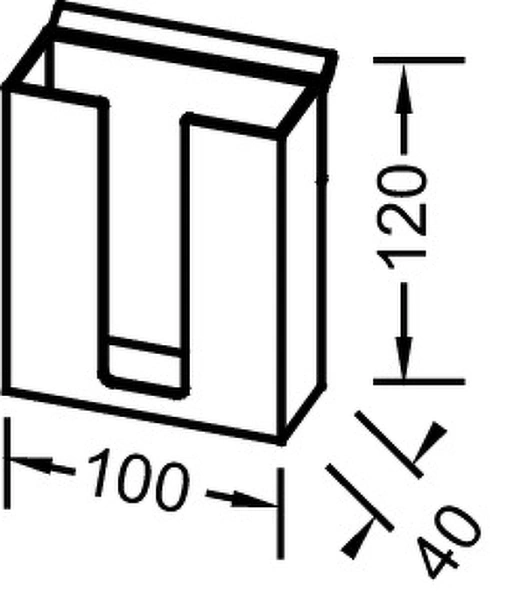 Держатель для ватных дисков Jacob Delafon Sherwood EB1844RU-NF Хром