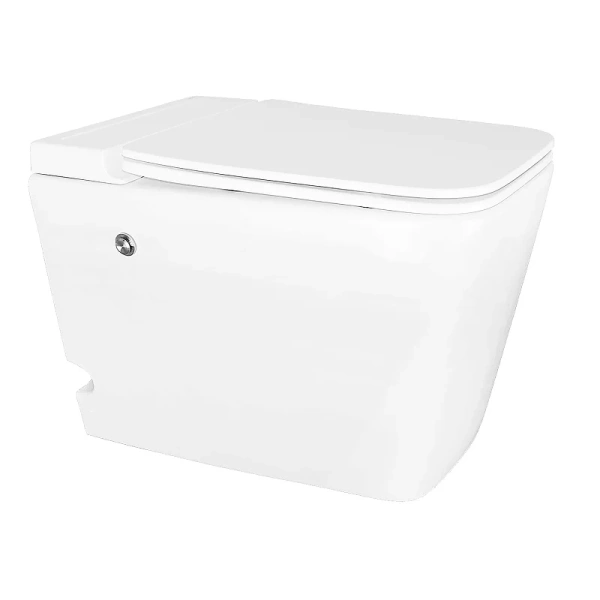 унитаз azario az-101 a приставной, горизонтальный слив, с сиденьем микролифт, 60x36x41 см, белый