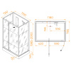 душевая кабина rgw andaman an-207 120х80 411320782-95 без гидромассажа