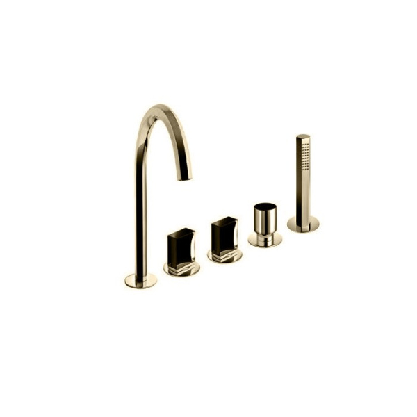 Смеситель на борт ванны Fantini Venezia 29 P6 N465S золото Смеситель на борт ванны Fantini Venezia 29 P6 N465S золото