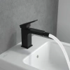 смеситель villeroy & boch architectura square tvb125001000k5 для биде, с донным клапаном, черный матовый