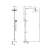 душевая система со смесителем для ванны bravat opal r f6125183cp-a2-rus