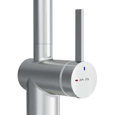 смеситель для кухни am.pm func f8f07011 coolstart, сатин