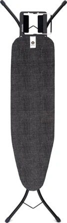 гладильная доска brabantia b 134302 124х38, черный деним