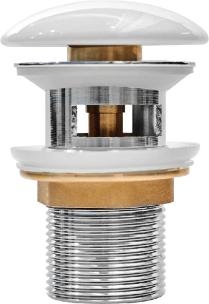 Донный клапан для раковины Iddis Optima Home OPHWS0Wi88 белый глянцевый