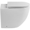 унитаз belbagno sfera-r bb2141cbr/bb870sc приставной с сиденьем микролифт