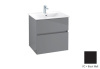 Тумба под раковину Villeroy & Boch Verity Line 605x482 мм B66400VC черный матовый