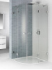 Душевой уголок Riho SZ Scandic NXT X309, 97x97x200 см, цвет профиля черный, стекло прозрачное, левый/правый, GX04603B0(G001108121)